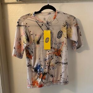 NWT Ostroy Women’s Cycling Jersey in “Overspray”